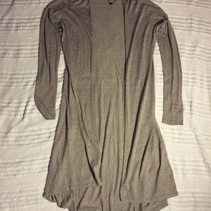 Brown long sleeve cardigan